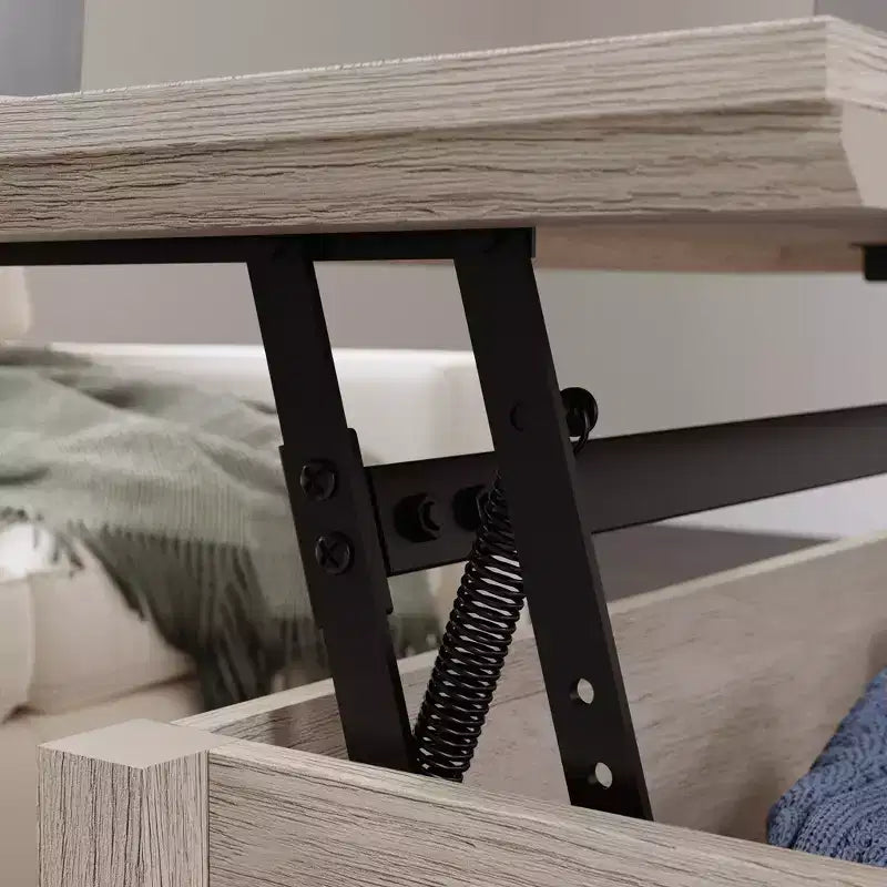 Table basse relevable moderne Valdosta GDFStudio avec rangement intégré