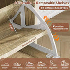 Meuble à Chaussures avec 4 Tiroirs Basculants, Organiseur de Rangement à Chaussures Caché en Rotin, Meuble à Chaussures Autonome pour Couloir Salon Appartement
