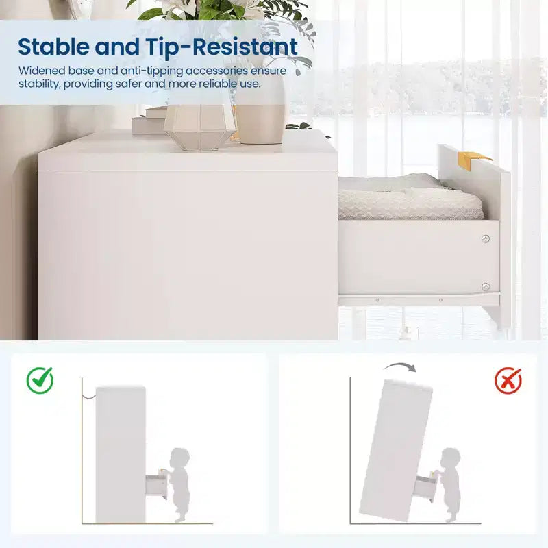 Commode cannelée pour chambre à coucher avec 4 tiroirs, commode moderne de 98 cm de haut avec poignées en métal doré, commode large pour couloir, placard