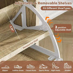 Meuble à chaussures autoportant ultra-mince en rotin avec 4 tiroirs basculants pour entrée - Meuble à chaussures rustique moderne de style ferme pour couloir, hall d'entrée, salon