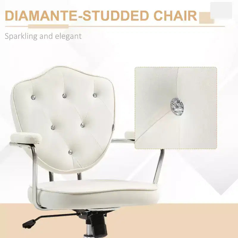 Joli fauteuil de bureau, chaise de bureau en tissu velours capitonné, chaise d'ordinateur pivotante