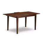 Ensemble table de cuisine 3 pièces Table à manger rectangulaire avec rallonge et 2 chaises Parsons - Tissu lin rustique