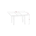 Ensemble de salle à manger du milieu du siècle - Petite table et chaises - Meubles de cuisine et de salle à manger modernes