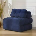 Canapé-lit pliant, Fauteuil lit convertible une place avec oreiller, matelas et support dorsal, Housse lavable en machine, pour Salon, Chambre universitaire, Appartement