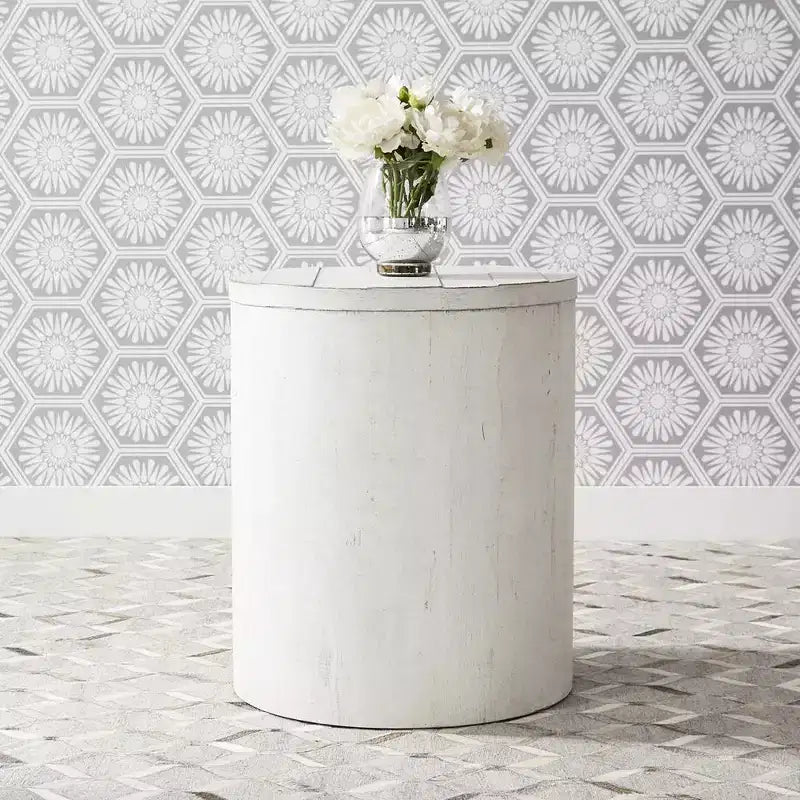Table d'appoint ronde Liberty Furniture, style campagne moderne