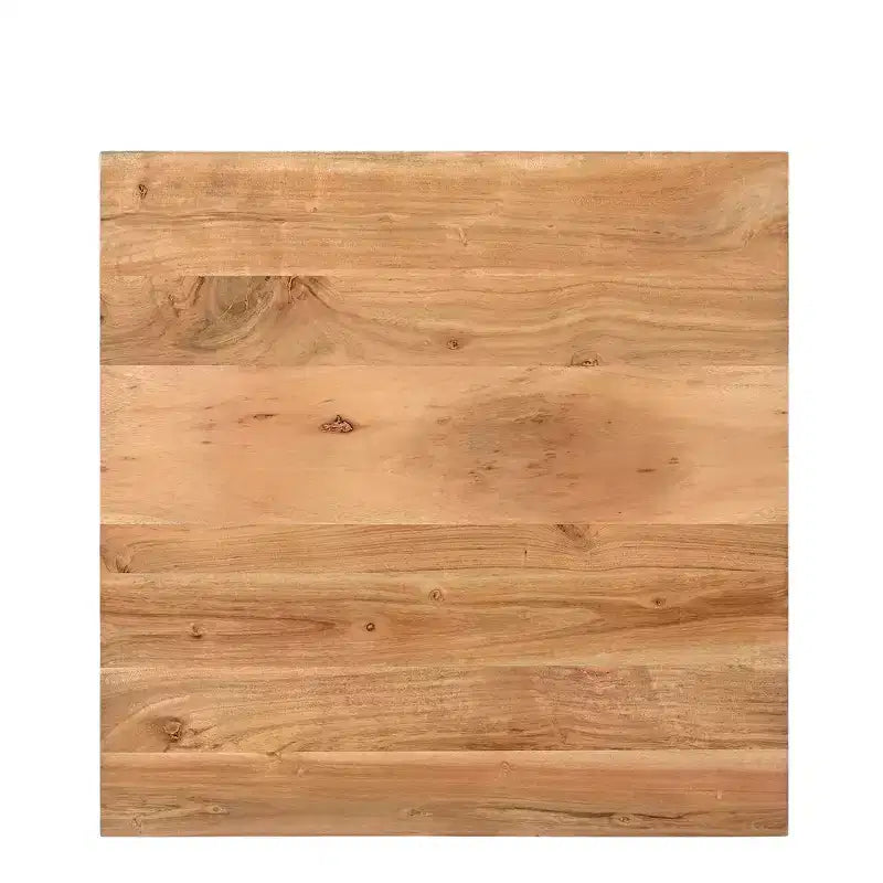 Table d'appoint d'angle moderne en bois massif Jofran, Lux
