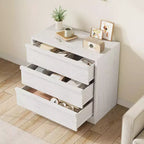 Commode 4 tiroirs pour chambre à coucher, table de chevet 4 tiroirs de rangement spacieux, petite commode de rangement moderne pour salon