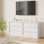 Commode 4 tiroirs pour chambre à coucher, table de chevet 4 tiroirs de rangement spacieux, petite commode de rangement moderne pour salon