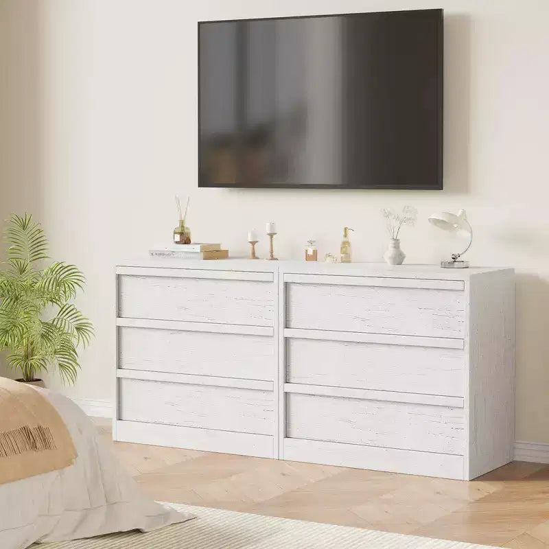 Commode 4 tiroirs pour chambre à coucher, table de chevet 4 tiroirs de rangement spacieux, petite commode de rangement moderne pour salon