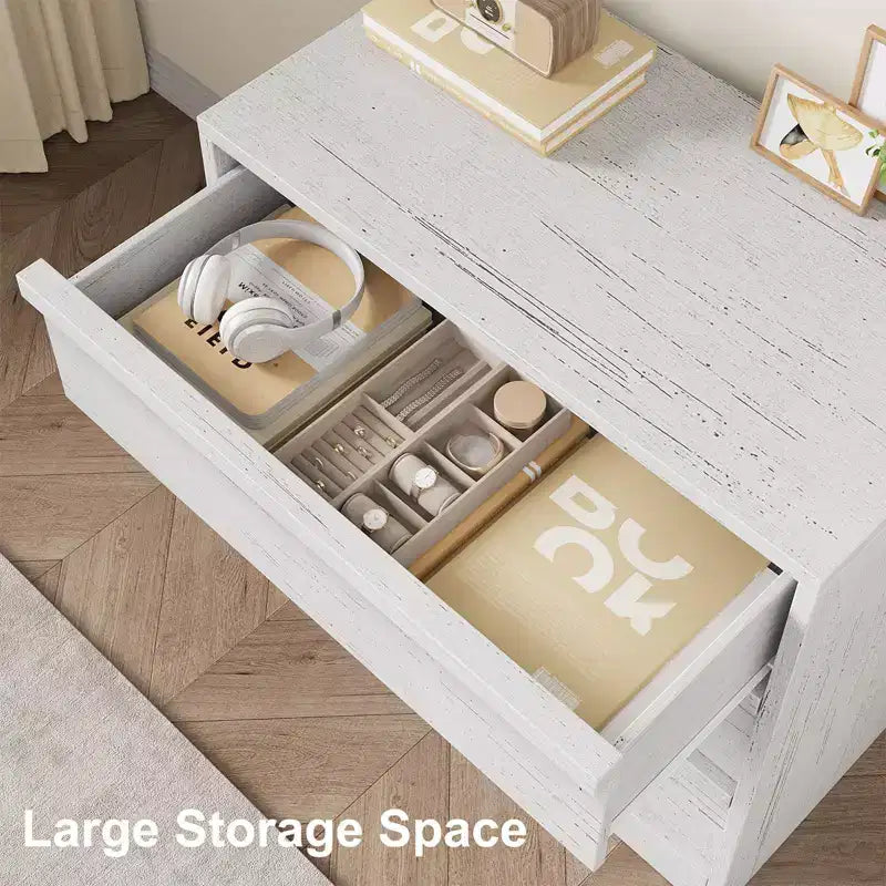 Commode 4 tiroirs pour chambre à coucher, table de chevet 4 tiroirs de rangement spacieux, petite commode de rangement moderne pour salon