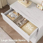 Commode 4 tiroirs pour chambre à coucher, table de chevet 4 tiroirs de rangement spacieux, petite commode de rangement moderne pour salon