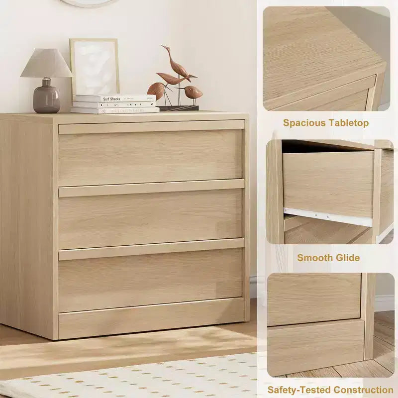Commode 4 tiroirs pour chambre à coucher, table de chevet 4 tiroirs de rangement spacieux, petite commode de rangement moderne pour salon
