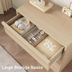 Commode 4 tiroirs pour chambre à coucher, table de chevet 4 tiroirs de rangement spacieux, petite commode de rangement moderne pour salon