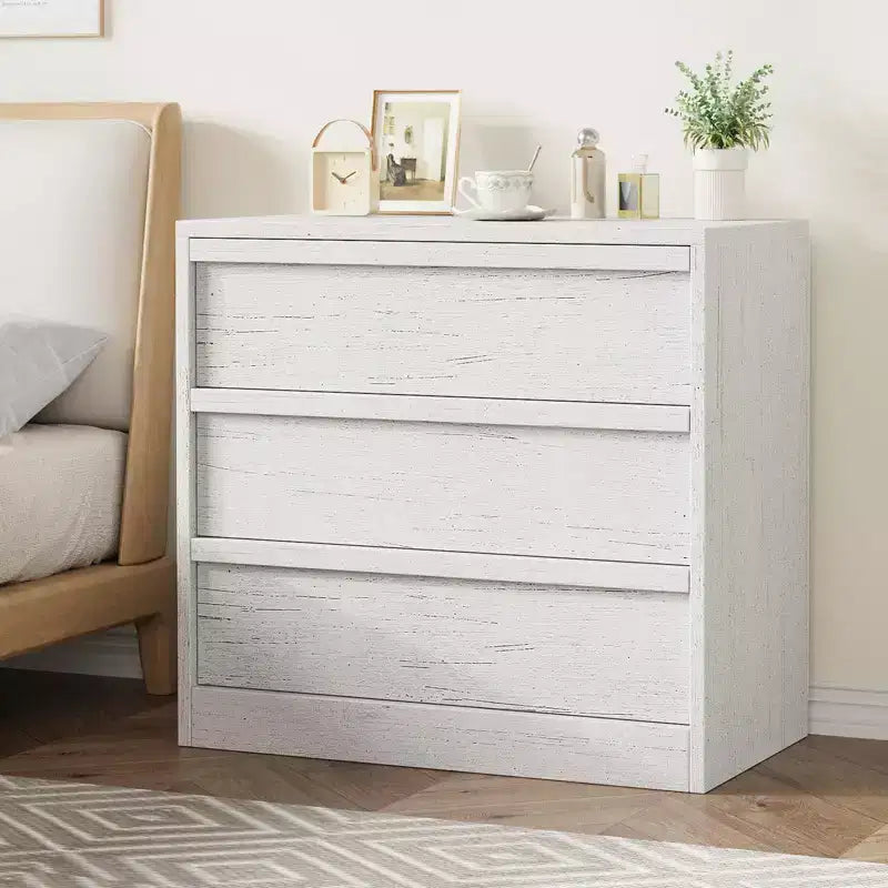 Commode 4 tiroirs pour chambre à coucher, table de chevet 4 tiroirs de rangement spacieux, petite commode de rangement moderne pour salon