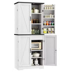 Armoire de cuisine Celebalcony 66.7 avec étagères de porte, tiroir caché et étagère réglable. Meuble de rangement autoportant pour cuisine, salle à manger.