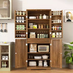 Armoire de cuisine Celebalcony 66.7 avec étagères de porte, tiroir caché et étagère réglable. Meuble de rangement autoportant pour cuisine, salle à manger.