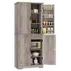 Armoire de cuisine Celebalcony 66.7 avec étagères de porte, tiroir caché et étagère réglable. Meuble de rangement autoportant pour cuisine, salle à manger.