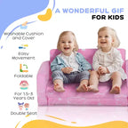Canapé avec motif nuage phosphorescent, housse lavable