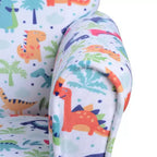 Fauteuil enfant avec motif dinosaure et rembourrage épais