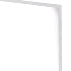 Miroir de commode Royal Hampton, 40 po, Bois taupe clair élégant, Design sans cadre