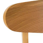 Ensemble de salle à manger moderne 5 pièces Christopher Knight Home Dara en bois d'hévéa avec table ronde et chaises rembourrées