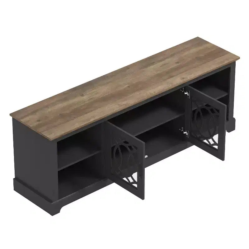 Meuble TV Galano avec rangement à porte découpée 68,2 L 17,1 P 23,7 H
