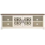 Meuble TV Galano avec rangement à porte découpée 68,2 L 17,1 P 23,7 H