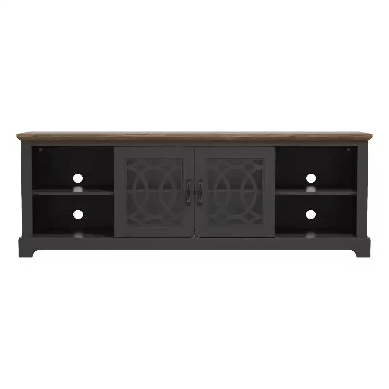 Meuble TV Galano avec rangement à porte découpée 68,2 L 17,1 P 23,7 H