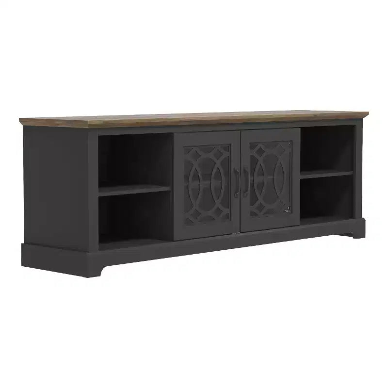Meuble TV Galano avec rangement à porte découpée 68,2 L 17,1 P 23,7 H