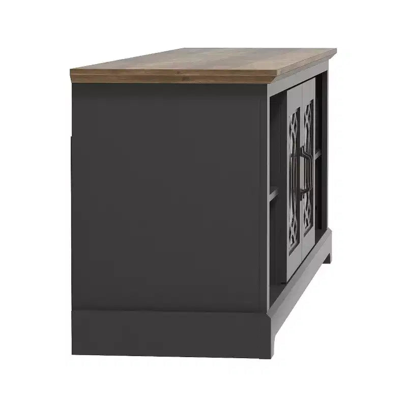 Meuble TV Galano avec rangement à porte découpée 68,2 L 17,1 P 23,7 H