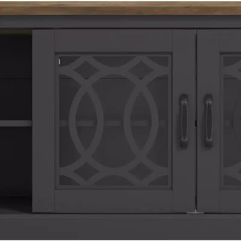Meuble TV Galano avec rangement à porte découpée 68,2 L 17,1 P 23,7 H