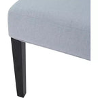Lot de 2 chaises de salle à manger, chaises d'appoint rembourrées avec dossier capitonné et pieds en bois, chaises contemporaines pour cuisine et salle à manger