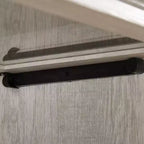 Vitrine en verre à 4 niveaux Homy Casa avec portes relevables pour salon, entrée ou bureau