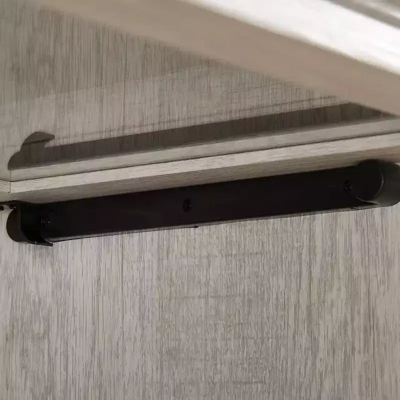 Vitrine en verre à 4 niveaux Homy Casa avec portes relevables pour salon, entrée ou bureau