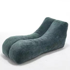 Chaise longue pour le yoga, fauteuil déhoussable en forme de S, chaise longue confortable remplie d'éponge douce, canapé de lecture sans armature pour salon et chambre à coucher
