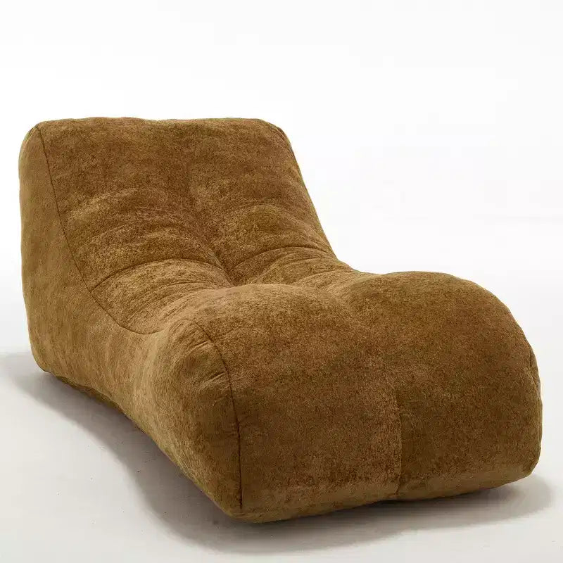 Chaise longue pour le yoga, fauteuil déhoussable en forme de S, chaise longue confortable remplie d'éponge douce, canapé de lecture sans armature pour salon et chambre à coucher