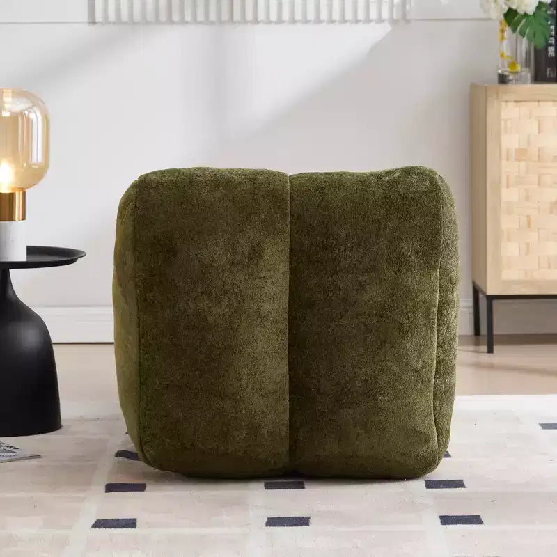 Chaise longue pour le yoga, fauteuil déhoussable en forme de S, chaise longue confortable remplie d'éponge douce, canapé de lecture sans armature pour salon et chambre à coucher