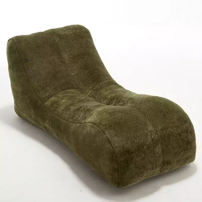 Chaise longue pour le yoga, fauteuil déhoussable en forme de S, chaise longue confortable remplie d'éponge douce, canapé de lecture sans armature pour salon et chambre à coucher