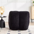 Chaise longue pour le yoga, fauteuil déhoussable en forme de S, chaise longue confortable remplie d'éponge douce, canapé de lecture sans armature pour salon et chambre à coucher