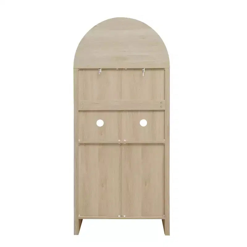 Meuble de rangement/présentoir arqué de 178 cm de haut, armoire de cuisine avec étagères réglables, buffet polyvalent pour salle à manger et salon