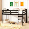 Luxystar Twin Loft Bed with Ladder, Bed Platform of Strengthened Slats for Kidsa?Room and Guest Room