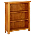 vidaXL Bookshelf Wall Bookcase Decor Standing Shelf Furniture Solid Wood Oak