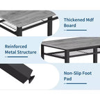 Ensemble table de cuisine 4 pièces pour petit espace - Moderne - 2 chaises, 1 banc, 1 table, ensemble de salle à manger rectangulaire de 120 cm avec banc de rangement