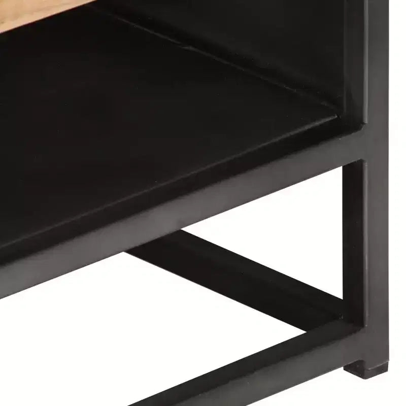 vidaXL Table Basse 90 x 50 x 35 cm Bois d'Acacia Massif