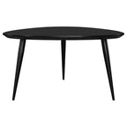 Dessous de verre, Table basse triangulaire en bois massif Odessa