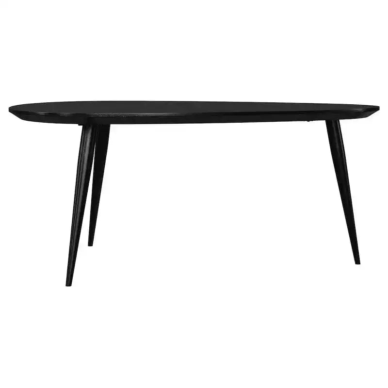 Dessous de verre, Table basse triangulaire en bois massif Odessa