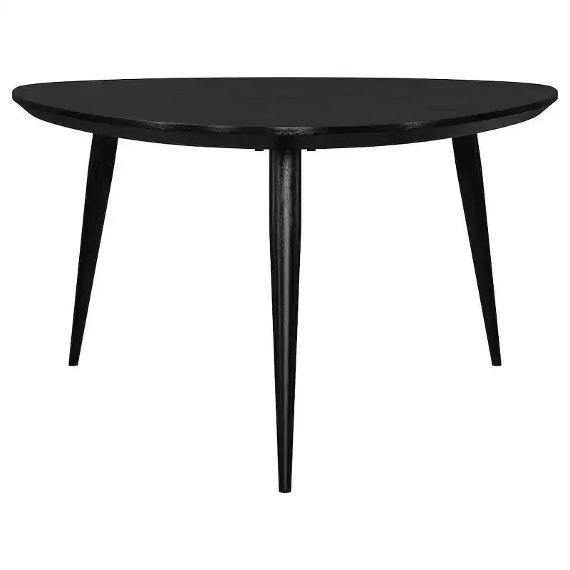 Dessous de verre, Table basse triangulaire en bois massif Odessa