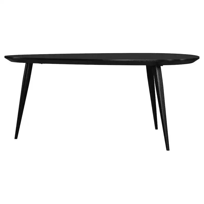 Dessous de verre, Table basse triangulaire en bois massif Odessa