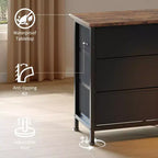Meuble TV commode longue de 70 pouces pour téléviseurs de 65, 75, 80 pouces, grande commode de 13 tiroirs en tissu, grand meuble TV pour chambre à coucher