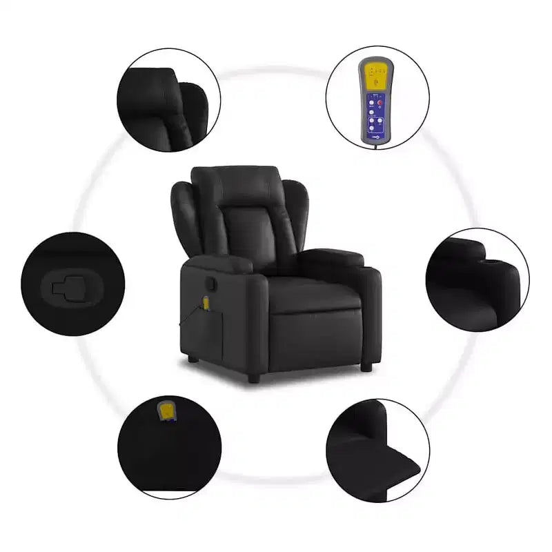 vidaXL Fauteuil inclinable de massage électrique